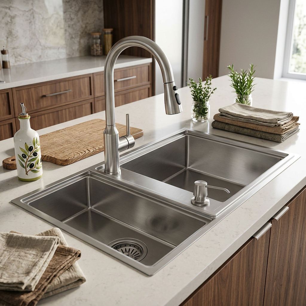 Stainless Steel Kitchen Sink (P02-906) thumbnail 3